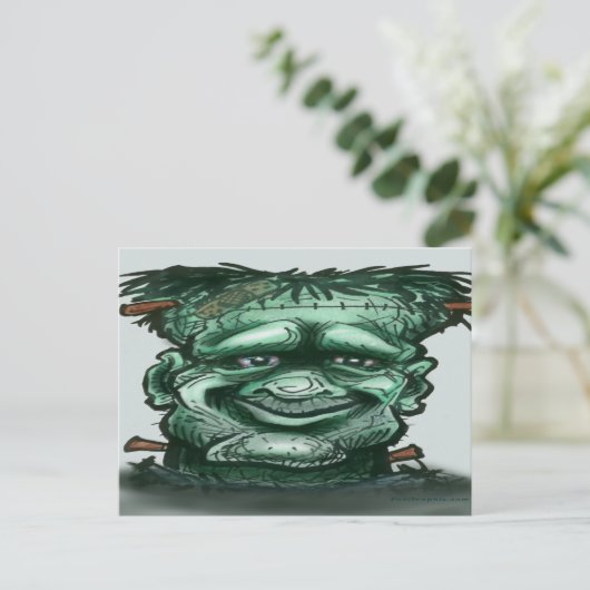 Frankenstein Briefkaart (Staand voorkant)