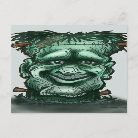 Frankenstein Briefkaart (Voorkant)