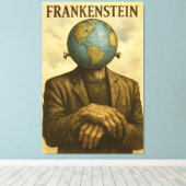 FRANKENSTEIN Canvasprint Canvas Afdruk (Insitu (Houten vloer))