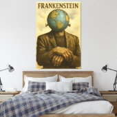 FRANKENSTEIN Canvasprint Canvas Afdruk (Insitu (Slaapkamer))