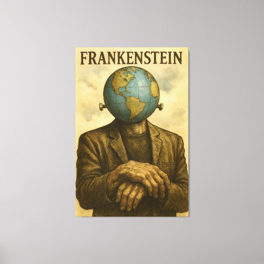 FRANKENSTEIN Canvasprint Canvas Afdruk (Voorkant)