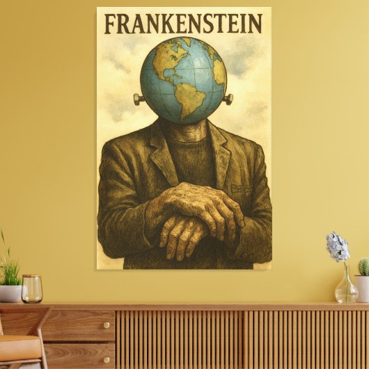 FRANKENSTEIN Canvasprint Canvas Afdruk (Insitu (Woonkamer))