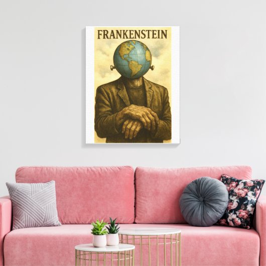 FRANKENSTEIN Canvasprint Canvas Afdruk (Insitu (Woonkamer))