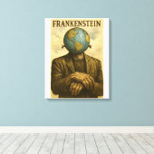 FRANKENSTEIN Canvasprint Canvas Afdruk (Insitu (Houten vloer))