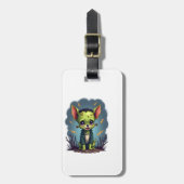 Frankenstein Chihuahua Schok Bagagelabel (Voorkant verticaal)