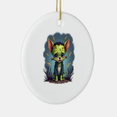 Frankenstein Chihuahua Schok Keramisch Ornament (Rechts)