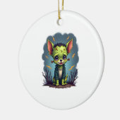 Frankenstein Chihuahua Schok Keramisch Ornament (Links)