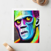 Frankenstein Collectie Notitiekaartje (Voorkant / Achterkant in situ)