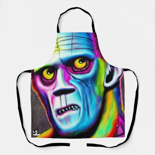 Frankenstein Collectie Schort (Voorkant)