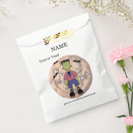 Frankenstein Cookie Sleeve Bedankzakje (Gezegeld)