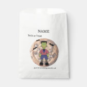 Frankenstein Cookie Sleeve Bedankzakje (Voorkant)