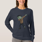 Frankenstein Dabbing Funny Halloween Dab Dance T-shirt (Voorkant)