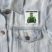 FRANKENSTEIN dans Vierkante Button 5,1 Cm (In situ)