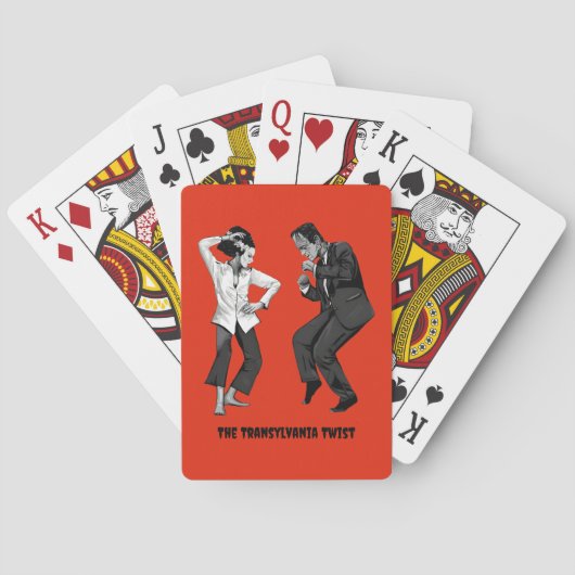 Frankenstein Dansende Speelkaarten (Achterkant)