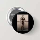Frankenstein Dapper Frankenstein Monster in pak H Ronde Button 5,7 Cm (Voorkant /achterkant)