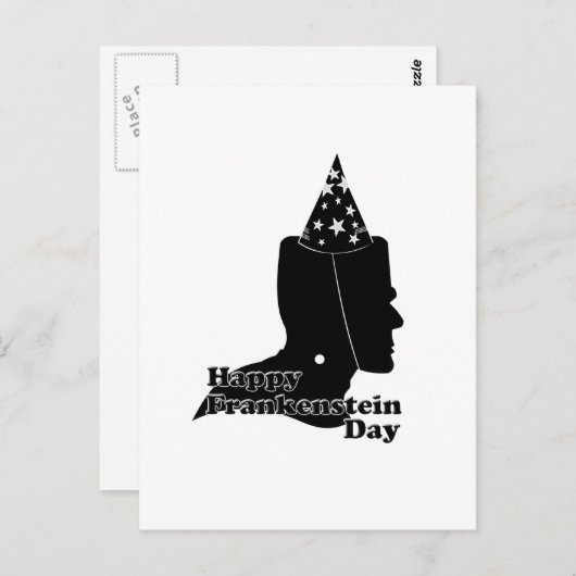 Frankenstein Day Briefkaart (Voorkant / Achterkant)