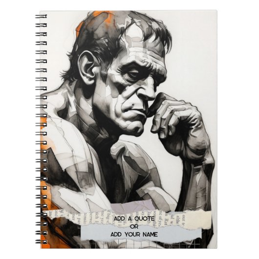 Frankenstein De Denker Notitieboek Journaal (Voorkant)