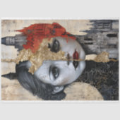 Frankenstein decoupage tissuepapier (Voorkant)