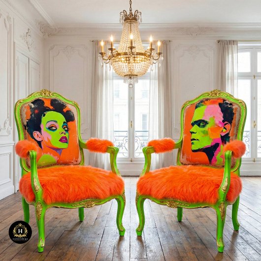 Frankenstein decoupage tissuepapier