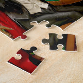 Frankenstein en Dracula Halloween Monster Poker Legpuzzel (Zijkant)
