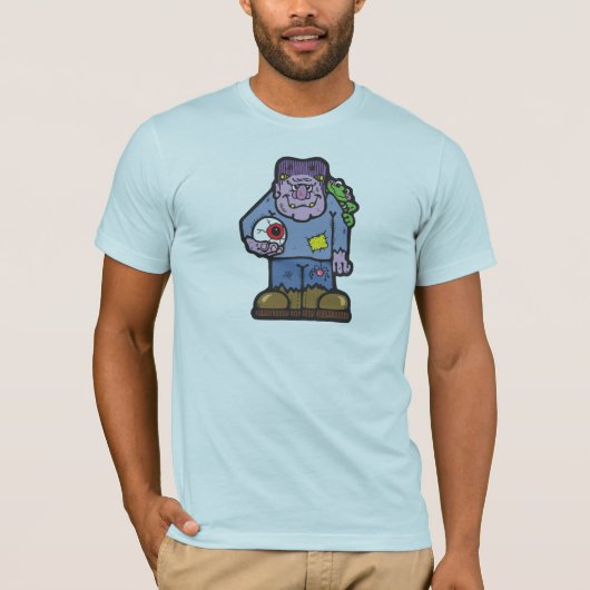 frankenstein en kikker t-shirt (Voorkant)