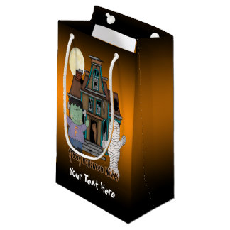 Frankenstein en Mummy Halloween Gift Bag Klein Cadeauzakje