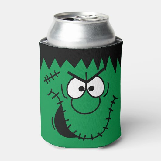 Frankenstein Face - Halloween Blikjeskoeler (Blikje Voorkant)