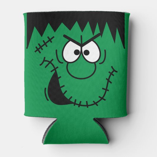 Frankenstein Face - Halloween Blikjeskoeler (Voorkant)