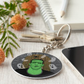 Frankenstein & Ghosts Sleutelhanger (Zijkant)