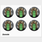 Frankenstein & Ghosts Sticker (Vel)