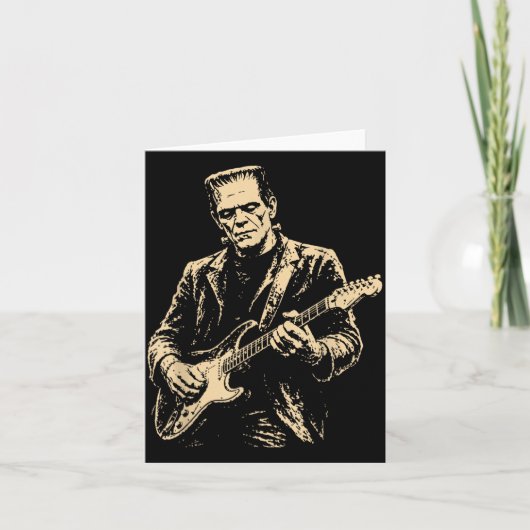 Frankenstein Gitaar Kaart (Voorkant)
