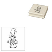 Frankenstein Gnome Rubberstempel (Gestempeld)