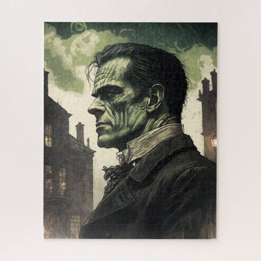 Frankenstein, Gothic Literature Book Lover, Reader Legpuzzel (Verticaal)