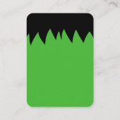 Frankenstein Halloween Baby shower Boek Aanvraag Informatiekaartje (Achterkant)