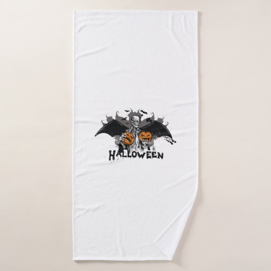 Frankenstein Halloween Badhanddoek (Badhanddoek)