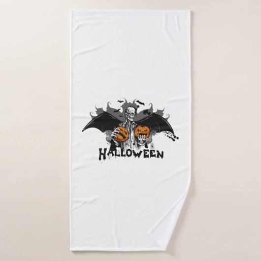 Frankenstein Halloween Badhanddoek (Badhanddoek)