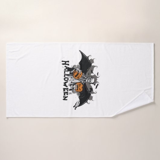 Frankenstein Halloween Badhanddoek (Badhanddoek)