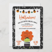 Frankenstein Halloween Birthday Party Invitation Kaart (Voorkant)