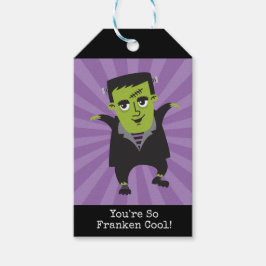 Frankenstein Halloween Cadeaulabel