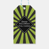 Frankenstein Halloween Cadeaulabel (Achterkant)