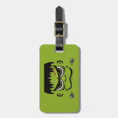 Frankenstein Halloween Face Bagagelabel (Voorkant verticaal)