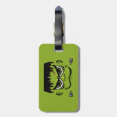 Frankenstein Halloween Face Bagagelabel (Achterkant verticaal)