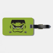 Frankenstein Halloween Face Bagagelabel (Achterkant horizontaal)