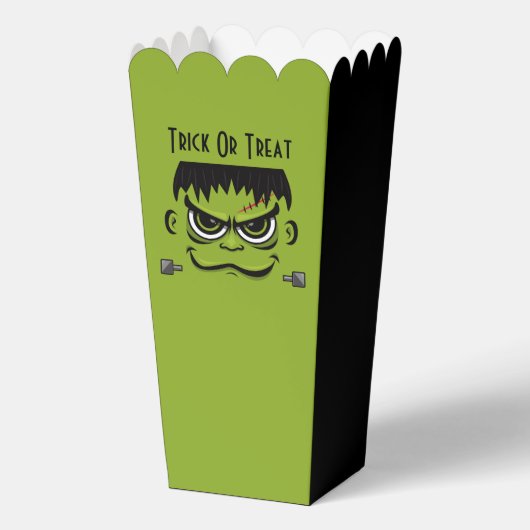 Frankenstein Halloween Face Bedankdoosjes (Achterkant)