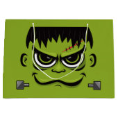 Frankenstein Halloween Face Groot Cadeauzakje (Voorkant)