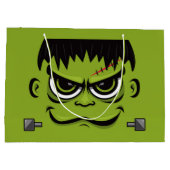 Frankenstein Halloween Face Groot Cadeauzakje (Achterkant)