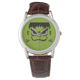 Frankenstein Halloween Face Horloge