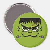 Frankenstein Halloween Face Magneet (Voorkant / Achterkant)
