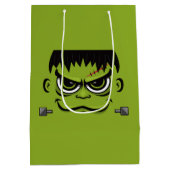 Frankenstein Halloween Face Medium Cadeauzakje (Achterkant)