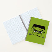 Frankenstein Halloween Face Notitieboek (Binnen)